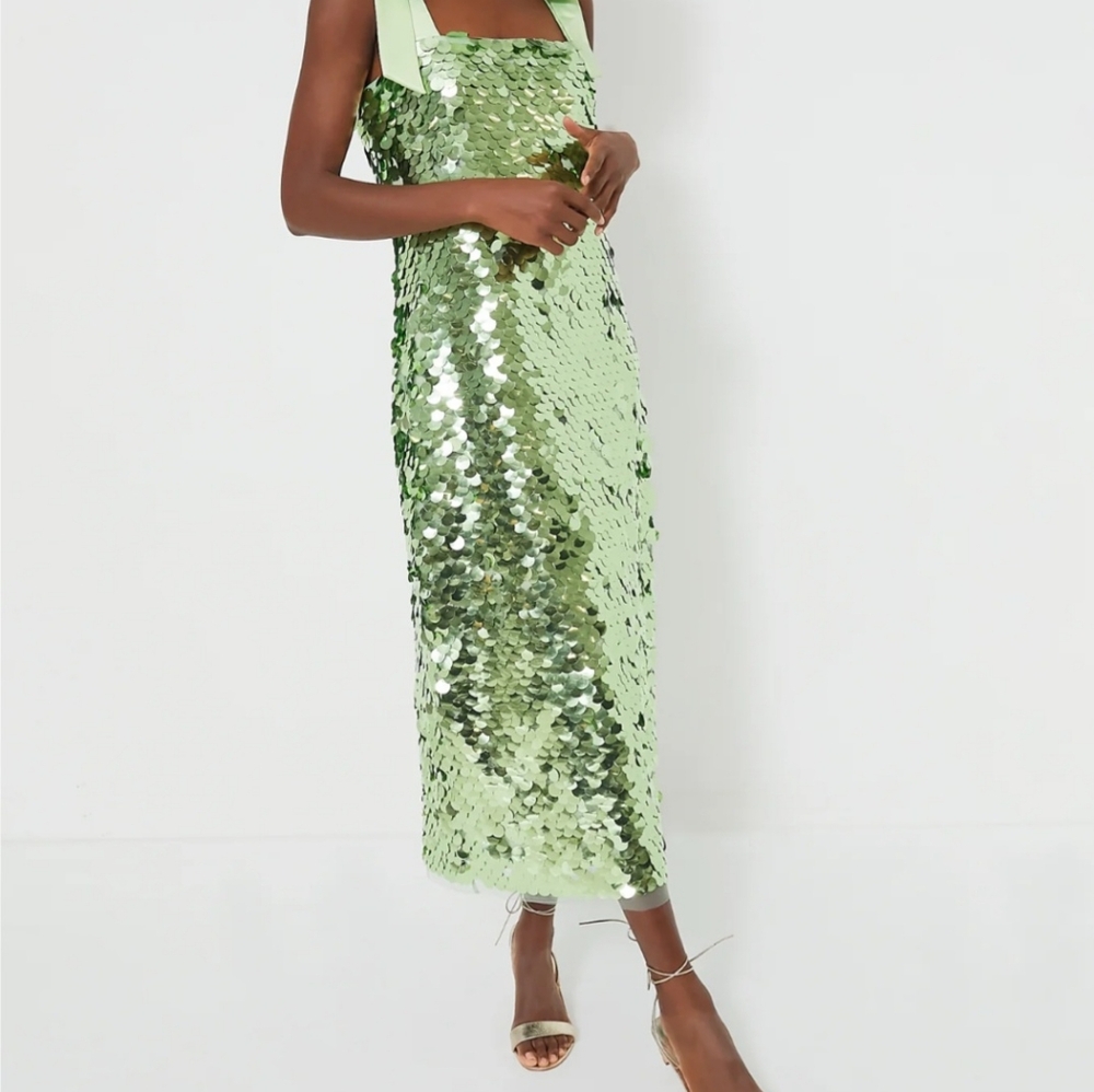 Tuckernuck Mint Roxy Sequin dress